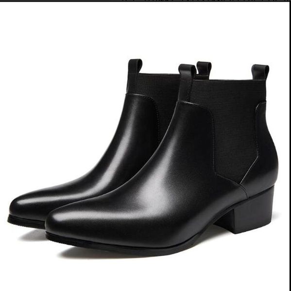 boots mens black leather big size shoes ankle pointed high heel formal gents suit social wear
boots mens black leather big size shoes ankle pointed high heel formal gents suit social wear