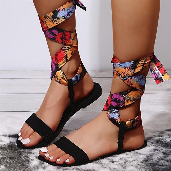 sandals summer cross straps flat bottom all-match comfortable large size women's shoes outdoor color, Black
sandals summer cross straps flat bottom all-match comfortable large size women's shoes outdoor color, Black