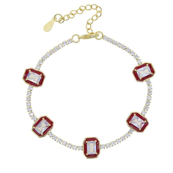 link, chain women jewelry full zircon tennis square charm bracelet gold color enamel bead bracelets for girls gifts, Black
link, chain women jewelry full zircon tennis square charm bracelet gold color enamel bead bracelets for girls gifts, Black