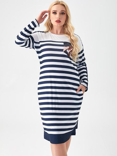 plus size dresses 2021 autumn womens vintage print long sleeve stripe dress fashion ladies elegant club, Black
plus size dresses 2021 autumn womens vintage print long sleeve stripe dress fashion ladies elegant club, Black