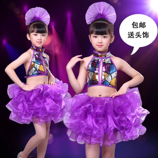 childrens performance dress girlsjazz dance pengpeng skirt kindergarten walking show dance clothing sequins performance dress, Black;red
childrens performance dress girlsjazz dance pengpeng skirt kindergarten walking show dance clothing sequins performance dress, Black;red