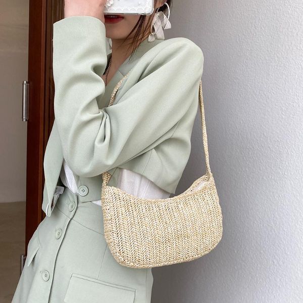 evening bags fashion beach bag vacation solid color underarm women woven small shoulder straw lady travel purses handbags
evening bags fashion beach bag vacation solid color underarm women woven small shoulder straw lady travel purses handbags