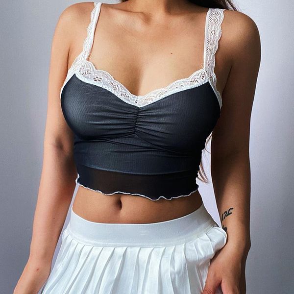 women's tanks & camis ladies lace strap slim fit camisole women summer casual sleeveless ruched front color block crop tank female out, White
women's tanks & camis ladies lace strap slim fit camisole women summer casual sleeveless ruched front color block crop tank female out, White