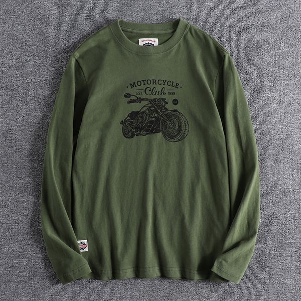 2021 new arrival motorcycle printed cotton bottomed shirt round neck versatile men's long sleeve t-shirt fashion 0658 1cn4, White;black
2021 new arrival motorcycle printed cotton bottomed shirt round neck versatile men's long sleeve t-shirt fashion 0658 1cn4, White;black