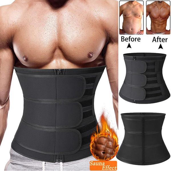 men neoprene body shaper sauna workout waist trainer trimmer belt for weight loss sweat belly belt with double straps shapewear, Black;brown
men neoprene body shaper sauna workout waist trainer trimmer belt for weight loss sweat belly belt with double straps shapewear, Black;brown