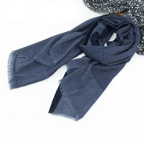 scarves plain cotton and linen scarf men's mid-length warm neck retro simple tassel, Blue;gray
scarves plain cotton and linen scarf men's mid-length warm neck retro simple tassel, Blue;gray