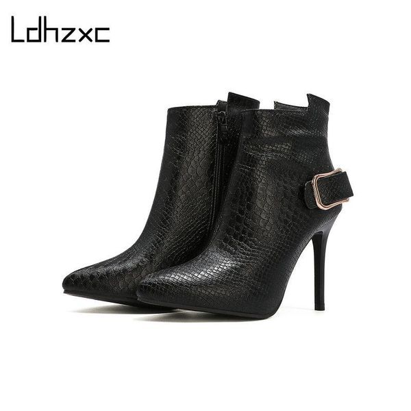 boots ldhzxc 2021 big size 33-48 fashion high heels shoes stiletto pointed toe women winter snake ankle, Black
boots ldhzxc 2021 big size 33-48 fashion high heels shoes stiletto pointed toe women winter snake ankle, Black