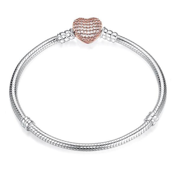 charm bracelets 1@# diy jewelry making authentic silver color snake chain fine bracelet fit european for women, Golden;silver
charm bracelets 1@# diy jewelry making authentic silver color snake chain fine bracelet fit european for women, Golden;silver