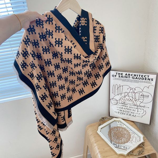 and new korean imitation cashmere brushed thickened double-sided two-color scarf summer air conditioning room shawl shoulder, Blue;gray
and new korean imitation cashmere brushed thickened double-sided two-color scarf summer air conditioning room shawl shoulder, Blue;gray