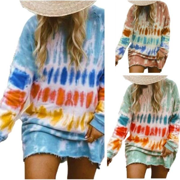 women's hoodies & sweatshirts fall long-sleeved dress dye printed loose elastic casual party round neck rough selvedge pullover sweater, Black
women's hoodies & sweatshirts fall long-sleeved dress dye printed loose elastic casual party round neck rough selvedge pullover sweater, Black