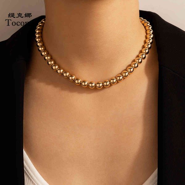 tocona bohemain gold color bead chain choker neckalce for women charming alloy metal party jewelry accessories collar 16956, Silver
tocona bohemain gold color bead chain choker neckalce for women charming alloy metal party jewelry accessories collar 16956, Silver