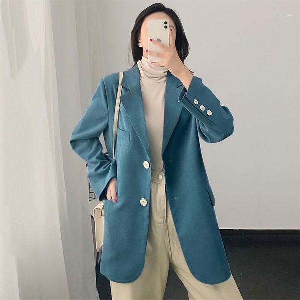 blue elegant temperament lapel two buttons 2021 spring autumn blazers women loose casual suit jacket outerwear m263 women's suits &, White;black
blue elegant temperament lapel two buttons 2021 spring autumn blazers women loose casual suit jacket outerwear m263 women's suits &, White;black