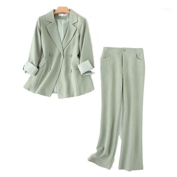 women's two piece pants women blazer sets long sleeve coat straight leg office lady formal suit set p1451, White 
women's two piece pants women blazer sets long sleeve coat straight leg office lady formal suit set p1451, White
