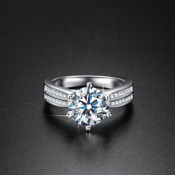 cluster rings deluxe real s925 sterling silver wedding ring d color level diamond fine jewelry accessories valentine proposal gifts, Golden;silver
cluster rings deluxe real s925 sterling silver wedding ring d color level diamond fine jewelry accessories valentine proposal gifts, Golden;silver