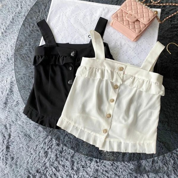 in early spring of 2021 a new style of elegant ruffle bra strap women's short vest and base coat, White
in early spring of 2021 a new style of elegant ruffle bra strap women's short vest and base coat, White