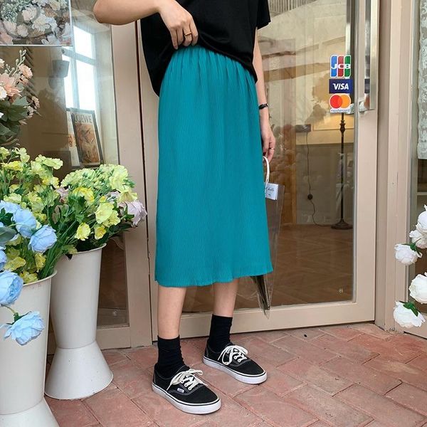 skirts mid skirt elastic high waist chiffon pleated women 2021 summer korean mid-length comfortable, Black
skirts mid skirt elastic high waist chiffon pleated women 2021 summer korean mid-length comfortable, Black