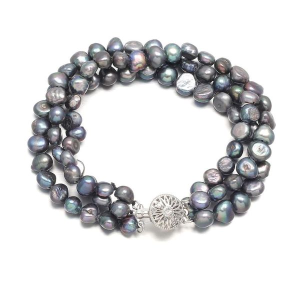 beaded, strands exquisite bracelets natural double-sided light pearl with round copper accessories bracelet for women charm jewelry gifts 7-, Black
beaded, strands exquisite bracelets natural double-sided light pearl with round copper accessories bracelet for women charm jewelry gifts 7-, Black