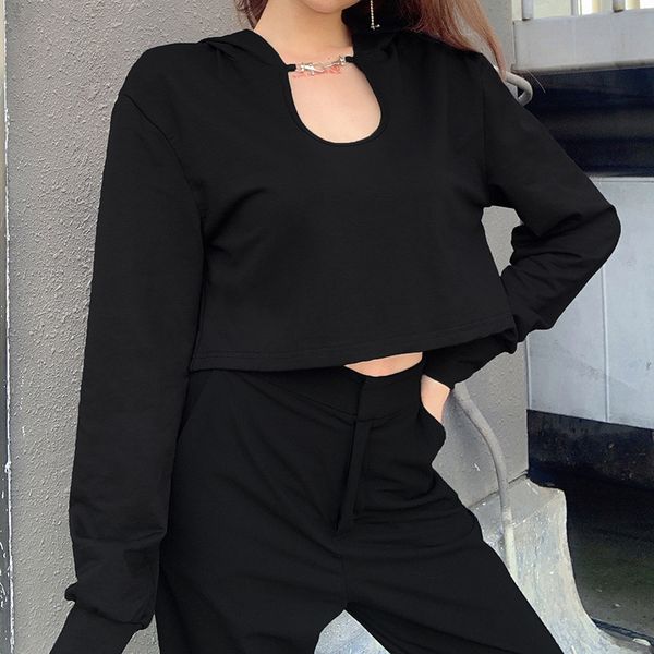 winter style fashion t-shirt 2021 fashion long sleeve hollow out black solid hooded high street women t-shirt, White
winter style fashion t-shirt 2021 fashion long sleeve hollow out black solid hooded high street women t-shirt, White