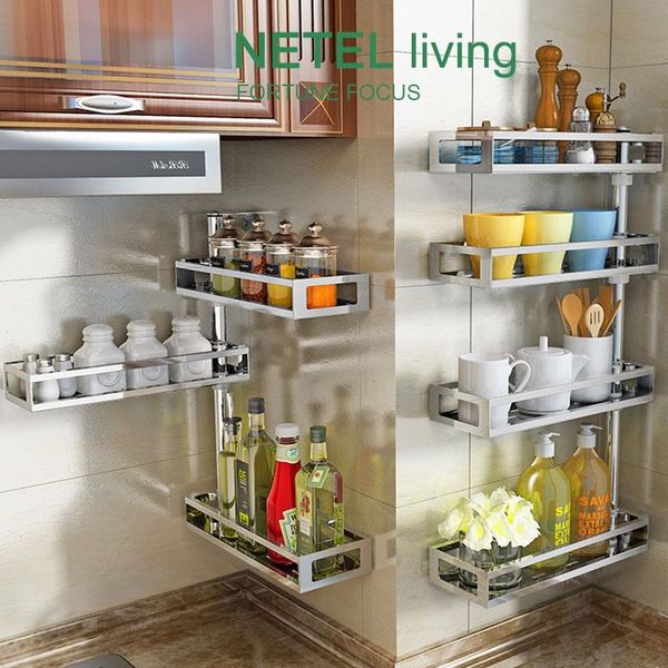 hooks & rails organizador kitchen spice rack sus304 stainless steel 2-5 tier storage organizer jars bottle shelf holder
hooks & rails organizador kitchen spice rack sus304 stainless steel 2-5 tier storage organizer jars bottle shelf holder