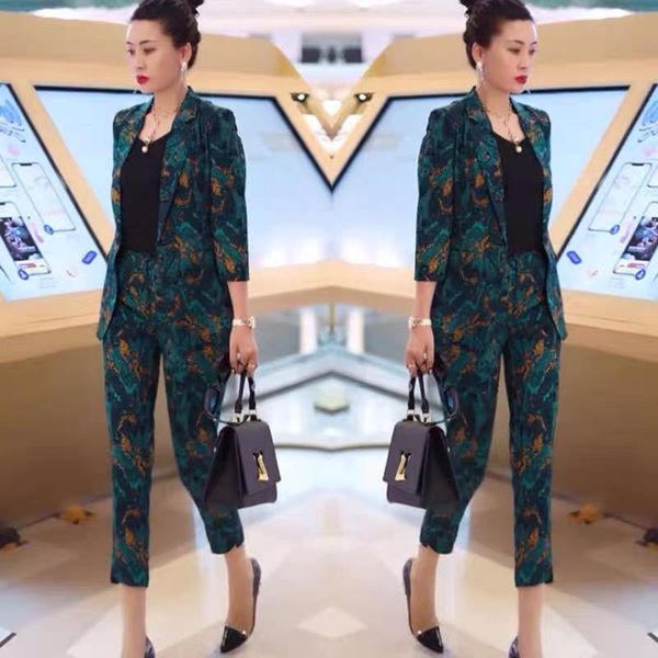 women's two piece pants fashion ladies suit spring/summer 2021 temperament slim thin jacket two-piece, White
women's two piece pants fashion ladies suit spring/summer 2021 temperament slim thin jacket two-piece, White