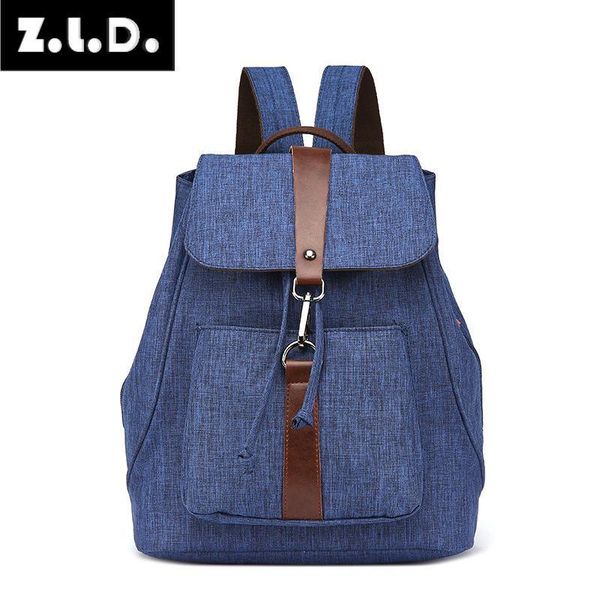backpack z.l.d. female waterproof leisure large capacity simple student design canvas computer bag
backpack z.l.d. female waterproof leisure large capacity simple student design canvas computer bag