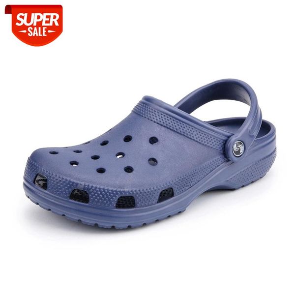 2020 new men summer shoes mens beach slippers breathable hole flats light solid color male massage sandals garden shoes #ja3w, Black
2020 new men summer shoes mens beach slippers breathable hole flats light solid color male massage sandals garden shoes #ja3w, Black