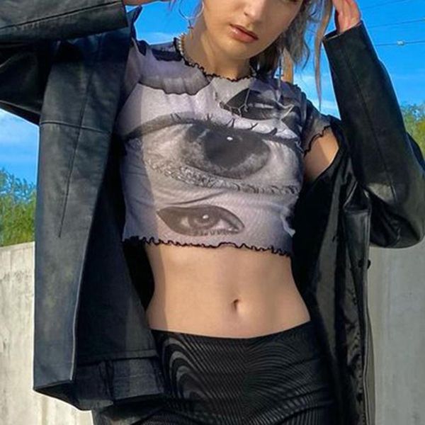 women's t-shirt streetwear t-shirts women y2k vintage vest slim outfits female tank summer gothic punk shirt, White
women's t-shirt streetwear t-shirts women y2k vintage vest slim outfits female tank summer gothic punk shirt, White