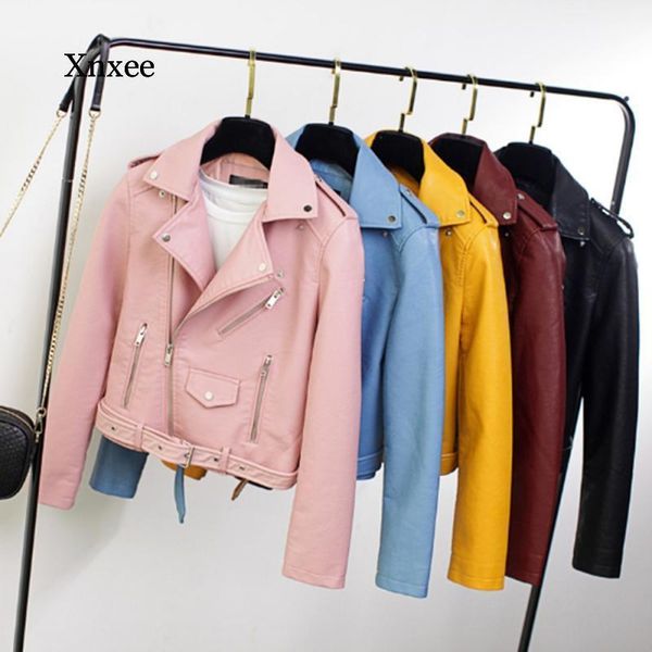 women's jackets fashion pu jacket autumn style short coat women zip up oversized 3xl femme basic solid mujer, Black;brown
women's jackets fashion pu jacket autumn style short coat women zip up oversized 3xl femme basic solid mujer, Black;brown