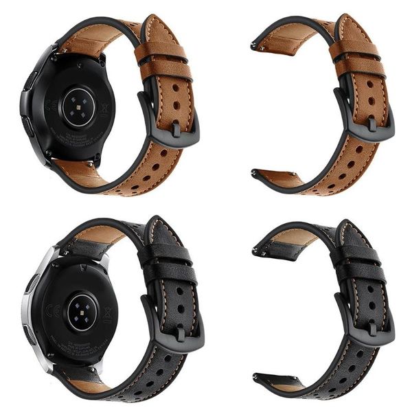 watch bands galaxy 46mm replacement leather sport wrist band strap for samsung, Black;brown
watch bands galaxy 46mm replacement leather sport wrist band strap for samsung, Black;brown