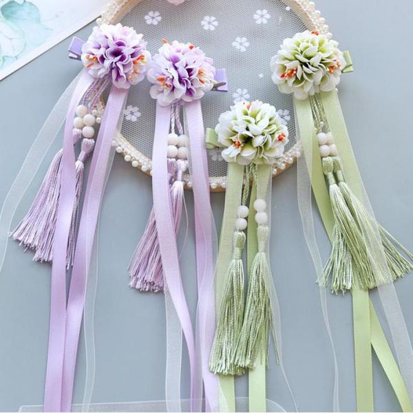 hair accessories a pair of children's ethnic style simulation silk flower long streamer tassel clip hairpin party dress up gift, Slivery;white
hair accessories a pair of children's ethnic style simulation silk flower long streamer tassel clip hairpin party dress up gift, Slivery;white