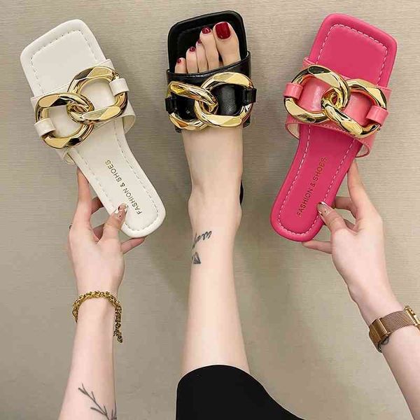 75% off factory outlet sale women summer 2021 new sandals slippers metallic decoration luxury red slides female outdoor flat bottom square h, Black
75% off factory outlet sale women summer 2021 new sandals slippers metallic decoration luxury red slides female outdoor flat bottom square h, Black