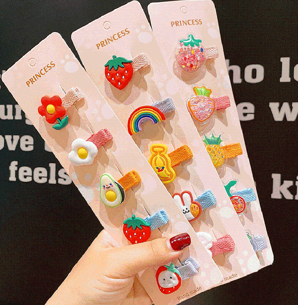 hair accessories 5pcs/set girls cute colorful cartoon pattern small women hairpins fashion flower clips ornament, Slivery;white
hair accessories 5pcs/set girls cute colorful cartoon pattern small women hairpins fashion flower clips ornament, Slivery;white