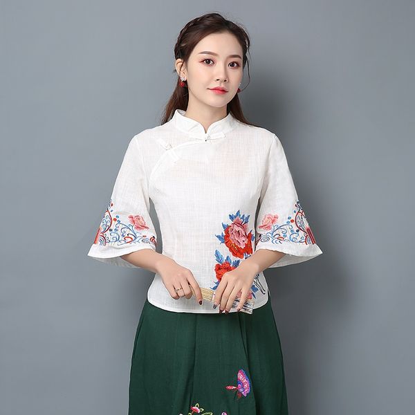retro chinese women blouse traditional vintage oblique shirt zen summer cotton tang suit mandarin collar cheongsam 12164, Red
retro chinese women blouse traditional vintage oblique shirt zen summer cotton tang suit mandarin collar cheongsam 12164, Red