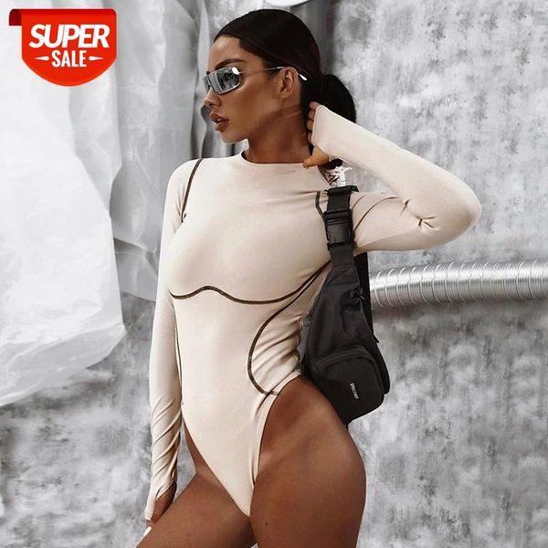 2020 long sleeve striped line patchwork bodycon playsuit autumn winter women streetwear outfits female body #vl7w, White
2020 long sleeve striped line patchwork bodycon playsuit autumn winter women streetwear outfits female body #vl7w, White