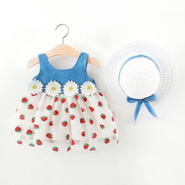 girl's dresses princess baby girls dress sleeveless summer fashion denim clothing, Red;yellow
girl's dresses princess baby girls dress sleeveless summer fashion denim clothing, Red;yellow