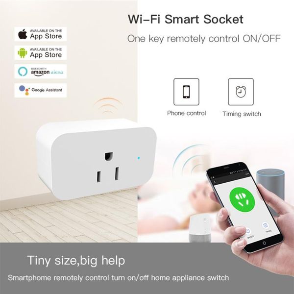 smart power plugs wifi socket us 15a plug timing function smartlife app control works with alexa google voice
smart power plugs wifi socket us 15a plug timing function smartlife app control works with alexa google voice