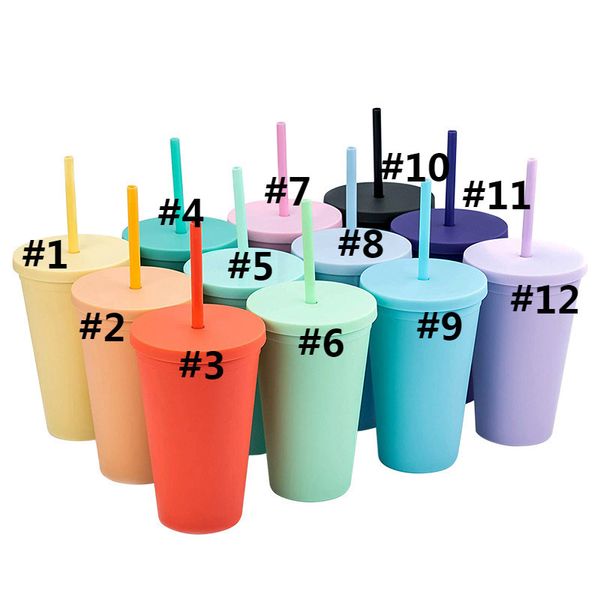 16oz double layer plastic straw cups colorful for adults kids straight coffee cup printing plastic frosted water cup with straw h32sz9x
16oz double layer plastic straw cups colorful for adults kids straight coffee cup printing plastic frosted water cup with straw h32sz9x