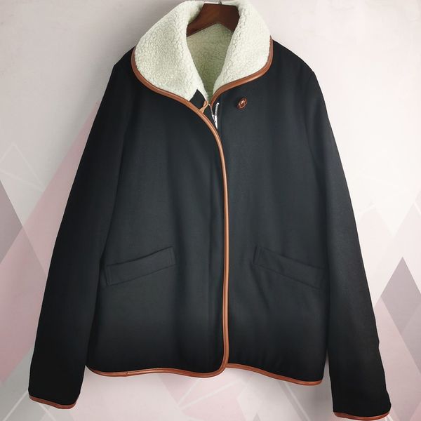 2021 new autumn winter women's loose jacket zipper two colors long sleeve contrast color female coat ladies clothing 1k2w, Black
2021 new autumn winter women's loose jacket zipper two colors long sleeve contrast color female coat ladies clothing 1k2w, Black