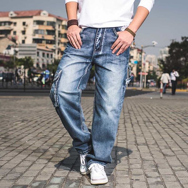2021 new in loose fashion baggy harem breech breeches casual men load wide leg big pocket hiphop jeans plus size pants man clothes tp0c, Blue
2021 new in loose fashion baggy harem breech breeches casual men load wide leg big pocket hiphop jeans plus size pants man clothes tp0c, Blue