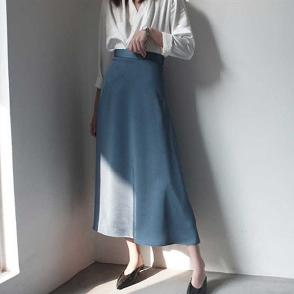 korean silk skirts womens satin women high waist long elegant woman a-line solid midi faldas mujer moda 210531, Black
korean silk skirts womens satin women high waist long elegant woman a-line solid midi faldas mujer moda 210531, Black