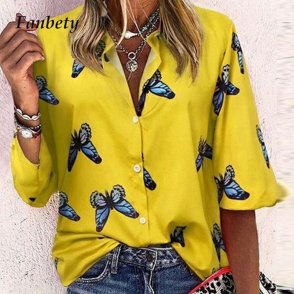 elegant long sleeve v neck button blouse shirt women casual plus size butterfly print streetwear loose shirt blusa feminino, White
elegant long sleeve v neck button blouse shirt women casual plus size butterfly print streetwear loose shirt blusa feminino, White