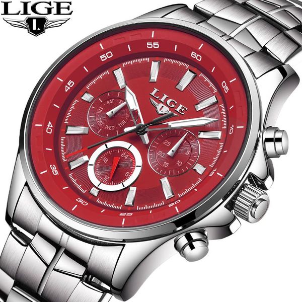 wristwatches lige mens watches waterproof quartz watch men sport fashion casual military clock male relogio masculino, Slivery;brown
wristwatches lige mens watches waterproof quartz watch men sport fashion casual military clock male relogio masculino, Slivery;brown