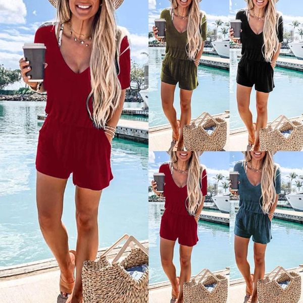 rompers womens jumpsuit women casual sleeveless v neck high waisted jumpsuit wide playsuits beach playsuits body mujer, Black;white
rompers womens jumpsuit women casual sleeveless v neck high waisted jumpsuit wide playsuits beach playsuits body mujer, Black;white