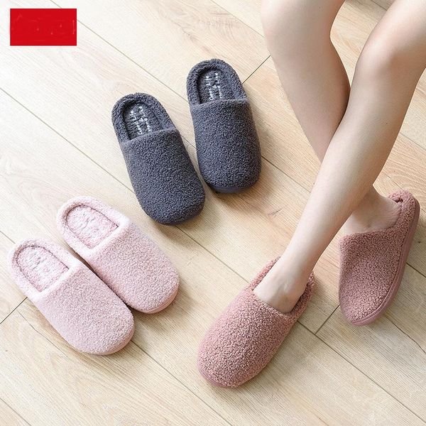 slippers winter couples solid color cotton slipers womens home non-slip warm indoors bedroom floor flat shoes plush men, Black
slippers winter couples solid color cotton slipers womens home non-slip warm indoors bedroom floor flat shoes plush men, Black