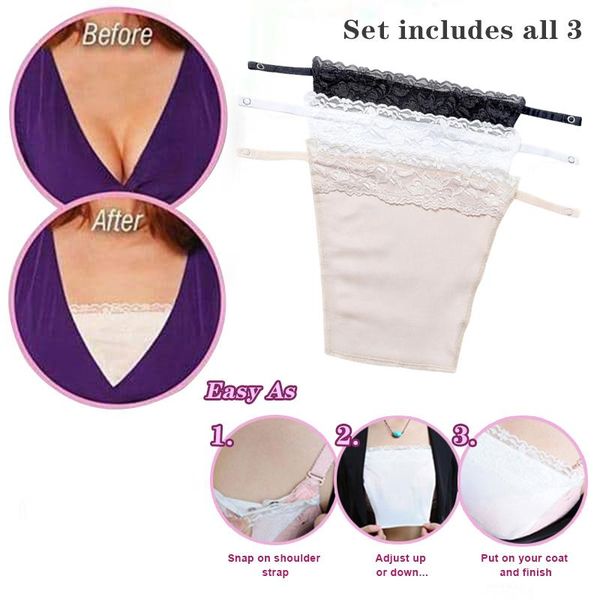 gym clothing 3pcs anti peep invisible bra small lace breathable women underwear breast coverage fi-19ing, White;black 
gym clothing 3pcs anti peep invisible bra small lace breathable women underwear breast coverage fi-19ing, White;black