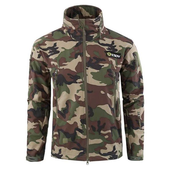 men's jackets military camouflage fleece tactical jacket men waterproof softshell windbreaker winter army hooded coat hunt camping fish, Black;brown
men's jackets military camouflage fleece tactical jacket men waterproof softshell windbreaker winter army hooded coat hunt camping fish, Black;brown