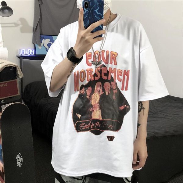 women's t-shirt harajuku the end of world t shirt women summer graphic aesthetic clothes kawaii streetwear punk casual tees bf, White
women's t-shirt harajuku the end of world t shirt women summer graphic aesthetic clothes kawaii streetwear punk casual tees bf, White