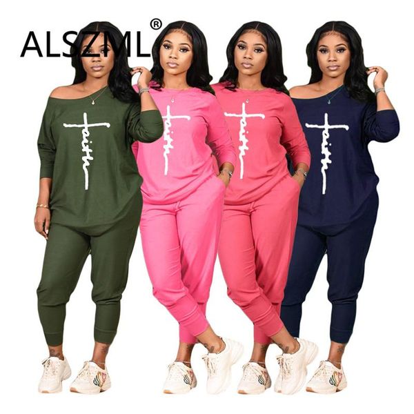 women's two piece pants simple pure color o neck long sleeve and casual lady fashion tracksuits high street outfits, White
women's two piece pants simple pure color o neck long sleeve and casual lady fashion tracksuits high street outfits, White