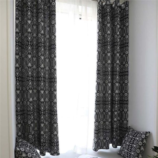 mordern style black double-sided geometric jacquard curtain cotton shading window treatments home curtain drapes decoration
mordern style black double-sided geometric jacquard curtain cotton shading window treatments home curtain drapes decoration
