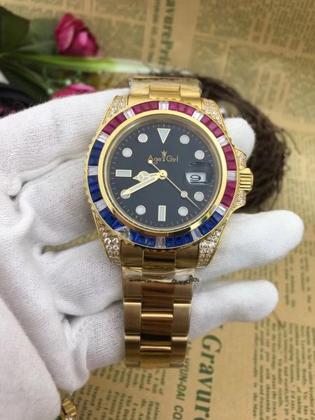wristwatches men automatic mechanical rainbow diamonds stainless steel gold black blue green classic gent's watch, Slivery;brown
wristwatches men automatic mechanical rainbow diamonds stainless steel gold black blue green classic gent's watch, Slivery;brown